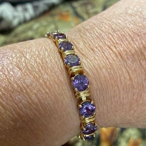 amethyst bracelet 925 it’s big